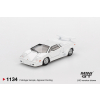 Lamborghini Countach 25th Anniversary 1989 White - skala 1:64 - Mini GT